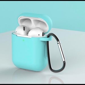 mint blue airpod case